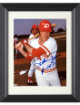 Pete Rose signed Cincinnati Reds 8x10 Photo #4256 Custom Framing- Tuff Stuff LOA (Big Red Machine)