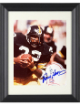 Franco Harris signed Pittsburgh Steelers 8x10 Photo Minor Dings Custom Framing- NFL Alumni, Inc. LOA HOF/SB IX MVP/8X PB