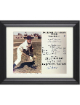 Bob Feller signed Cleveland MLB Licensed Hall of Fame Induction Day 8x10 Photo/Card Custom Framing- COA (HOF)