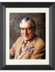 John Wooden signed 8x10 Photo UCLA minor dings Custom Framing- COA (UCLA Bruins/Coach/HOF)