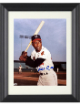 Hank Aaron signed Atlanta Braves MLB Licensed Vintage 8x10 Photo minor dings Custom Framing- Tuff Stuff COA/Show Ticket (HOF)