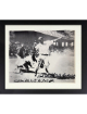 Ted "Double Duty" Radcliffe signed Homestead Grays Vintage B&W 8x10 Photo minor dings Custom Framing- COA/CSA Show Ticket/Photo