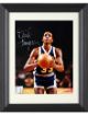 David Thompson signed Denver Nuggets NBA Licensed 8x10 Photo Custom Framing- CSA COA/Show Ticket (HOF/N.C. State)
