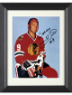 Bobby Hull signed Chicago Blackhawks 8x10 Photo #9 minor dings Custom Framing- COA (HOF)