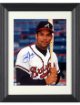 Dave/David Justice signed Atlanta Braves MLB Licensed 8x10 Photo minor dings Custom Framing- Tuff Stuff LOA