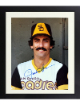 Rollie Fingers signed San Diego Padres MLB Licensed 8x10 Photo minor dings Custom Framing- COA (HOF)