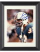 Larry Csonka signed Miami Dolphins 8x10 Photo #39 minor dings Custom Framing- NFL Alumni LOA