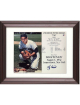 Yogi Berra signed New York Yankees MLB Hall of Fame Induction Day 8x10 Photo/Card Custom Framing- COA (HOF)