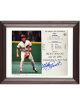 Mike Schmidt signed Philadelphia Phillies MLB Hall of Fame Induction Day 8x10 Photo/Card Custom Framing- COA/Show Ticket (H