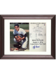 Yogi Berra signed New York Yankees MLB Hall of Fame Induction Day 8x10 Photo/Card Custom Framing- COA/Show Ticket (HOF)