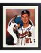Warren Spahn signed Milwaukee Braves MLB Licensed 8x10 Photo minor dings Custom Framing- COA (HOF)