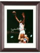 Julius Erving signed Philadelphia 76ers 8x10 Photo "Dr. J" minor dings Custom Framing- Ken Goldin, The Score Board, Inc COA (HOF