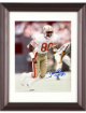 Jerry Rice signed San Francisco 49ers 8x10 Photo #80 minor dings Custom Framing- NFL Alumni, Inc. LOA (HOF/3X SB Champs/13X Pro