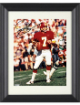 Joe Theismann signed Washington 8x10 Photo #7 minor dings Custom Framing- Tuff Stuff COA/Ticket