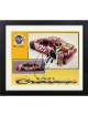 Ricky Craven signed Pedigree Racing NASCAR 8x10 Photo Custom Framing minor dings- COA