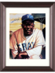 Josh Gibson, Jr. signed Homestead Grays Negro League 8x10 Photo minor dings Custom Framing- COA