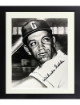 Wilmer Fields signed Homestead Grays B&W 8x10 Photo minor dings Custom Framing- COA/Show Ticket