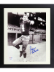 Eddie LeBaron signed Dallas Cowboys 8x10 Photo minor dings Custom Framing- PSA/CSA Show Ticket (Dallas 1st QB)