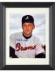 Phil Niekro signed Atlanta Braves MLB 8x10 Photo minor dings Custom Framing- COA (HOF/318 Wins)