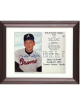 Phil Niekro signed Atlanta Braves MLB 300th Victory October 6, 1985 8x10 Photo/Card Custom Framing- Tuff Stuff COA