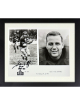 Sam Huff signed Washington/NY Giants HOF Enshrinee 8x10 Photo w /HOF 82 minor dings Custom Framing- COA