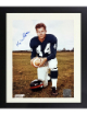 Kyle Rote signed New York Giants NFL 8x10 Photo minor dings Custom Framing- COA/Show Ticket (SMU)