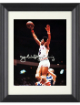 Julius Erving signed Philadelphia 76ers 8x10 Photo "Dr. J" minor dings Custom Framing- Ken Goldin, The Score Board, Inc COA (HOF