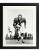 Joe Perry signed San Francisco 49ers Vintage B&W 8x10 Photo minor dings Custom Framing- NFL Alumni, Inc. LOA (HOF)