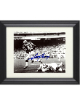 Larry Brown signed Washington Vintage B&W 8x10 Photo Custom Framing- COA (1972 MVP)