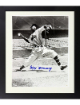 Max Manning signed Newark Eagles Negro League Vintage B&W 8x10 Photo imperfect Custom Framing- COA/CSA Show Ticket/Photo