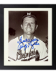 Andy Pafko signed Milwaukee Braves 8x10 Photo Custom Framing imperfect Best Wishes- Stacks of Plaques COA