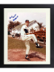 Bob Buhl signed Milwaukee Braves MLB 8x10 Photo imperfect Custom Framing- COA (1957 WS Champ)