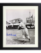 Buck Leonard signed Homestead Grays Negro League 8x10 Photo imperfect Custom Framing- COA