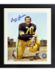 Ernie Stautner signed Pittsburgh Steelers NFL 8x10 Photo HOF 1969 Custom Framing imperfect- COA