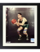 Bill Sharman signed Boston Celtics NBA 8x10 Photo Custom Framing w/ HOF 1975 Minor Dings- COA