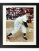 Ryne Duren signed New York Yankees MLB 8x10 Photo Custom Framing minor dings- COA (1958 WS Champ)