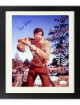 Fess Parker signed Vintage Color 8x10 Photo Custom Framing- JSA #II11065 (Daniel Boone/Davy Crockett)