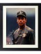 Rickey Henderson signed Oakland A's MLB Licensed 8x10 Photo Custom Framing imperfect- Beckett Review