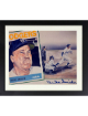 Duke Snider signed Brooklyn Dodgers 8x10 Photo/Lithograph Custom Framing imperfect- COA (HOF)
