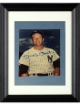 Mickey Mantle signed New York Yankees 3.5x4.5 Photo Custom Framing- Beckett Review HOF/500 HR