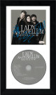 Lady Antebellum Band 2010 Need You Now Album Cover w/ CD 6.5x12 Custom Framing-JSA- Hillary Scott/Charles Kelley/Dave Haywood