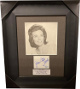 June Carter Cash signed Cut signature Custom Framing w/ 7x7 Photo- JSA #AC92843 (16x19) (country music)