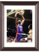 John Salley signed Detroit Pistons 8x10 Photo Custom Framing- Leaf Authentics Hologram