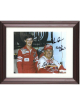 Bobby Allison/Donnie Allison/Eddie Allison triple signed NASCAR 8x10 Photo Custom Framing- JSA #DD32923 (w/ Davey Allison)