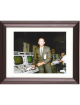 Chris/Christopher Kraft signed 1st NASA Flight Director 8x10 Photo Custotm Framing- JSA (Apollo 13/Gemini/Mercury)