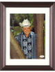Little Jimmy Dickens signed Country Music Color 8x10 Photo Custom Framing imperfect- JSA #II11633