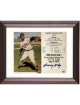 Larry Doby signed Cleveland MLB 50th Anniversary Debut in the American League July 5, 1947 8x10 Photo/Card Custom Framing- COA