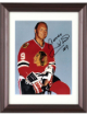 Bobby Hull signed Chicago Blackhawks 8x10 Photo #9 minor dings Custom Framing- COA (HOF)