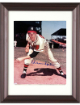 Warren Spahn signed Milwaukee Braves MLB 8x10 Photo imperfect Custom Framing- COA (HOF/1957 CY)