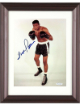 Floyd Patterson signed Boxing 8x10 Photo Custom Framing imperfect- Sports World Collectibles Hologram/COA